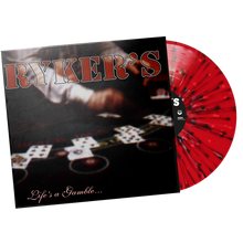 Load image into Gallery viewer, Ryker&#39;s &quot;Life&#39;s A Gamble... And So Is Death&quot; LP (red splatter 100 handnumbered)
